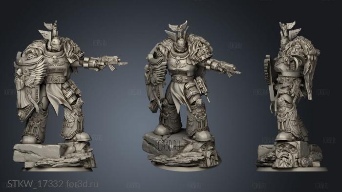 Primarca Lion Johnson LJ stl model for CNC