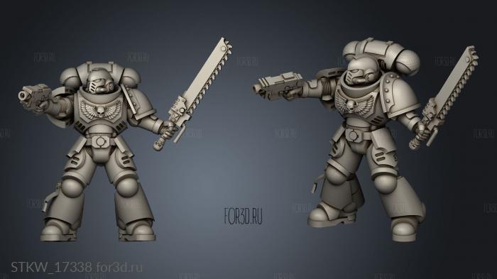 Warrior Melee Combatants 3d stl модель для ЧПУ