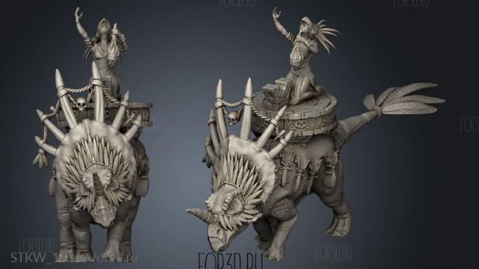 Styracosaurus Styraco 3d stl модель для ЧПУ