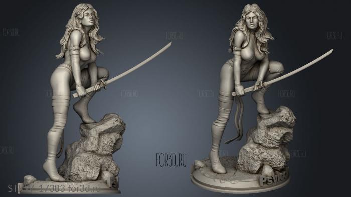 psylocke Jose Manuel Gamero Borrallo with text stl model for CNC