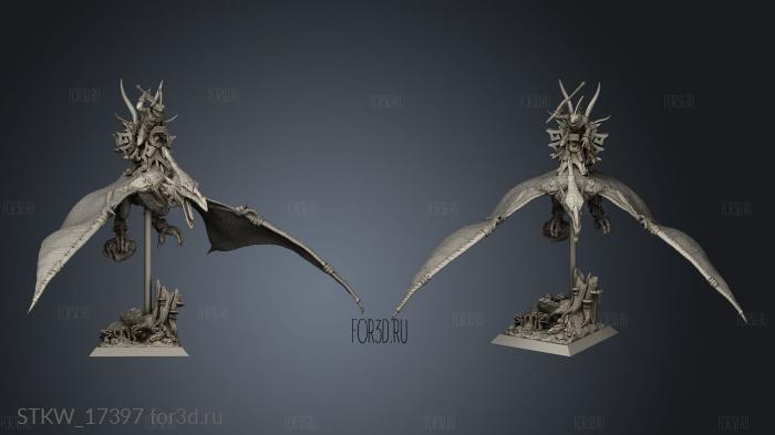 pterodon RIDERS stl model for CNC