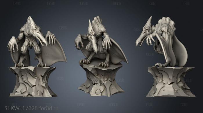 Pterafolk stl model for CNC
