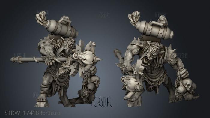 punk weirdboy Maza Marin Back exhaustion smoke stl model for CNC