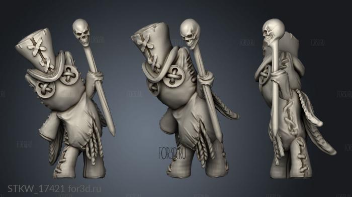 Puppet Show Dolls Doll Mage stl model for CNC