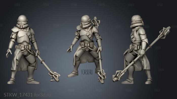 Troopers Melee Electro Staff 3d stl модель для ЧПУ