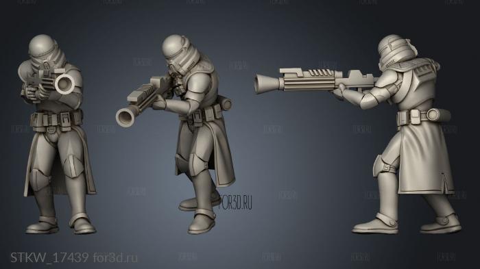 Trooper stl model for CNC