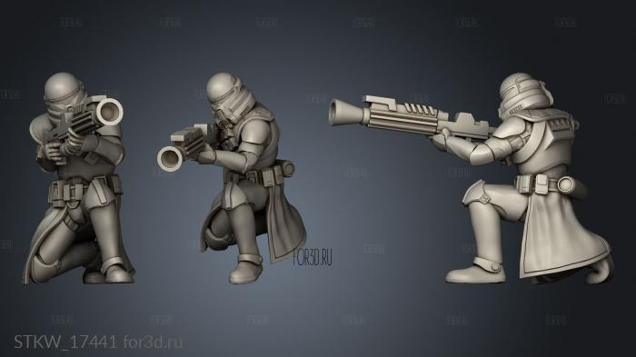 Trooper stl model for CNC