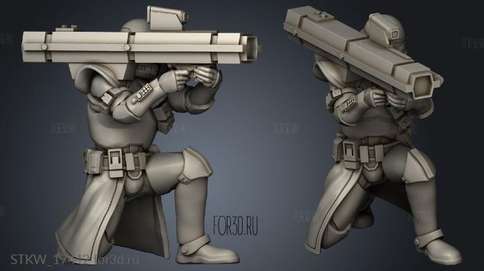 Trooper stl model for CNC