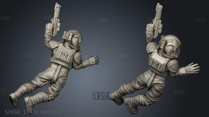 QUAD MECH PILOT DEAD 3d stl модель для ЧПУ