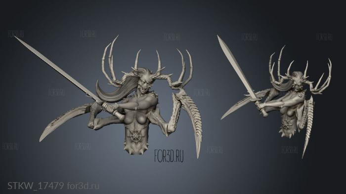 Queen the Damned Sword Bod 3d stl модель для ЧПУ