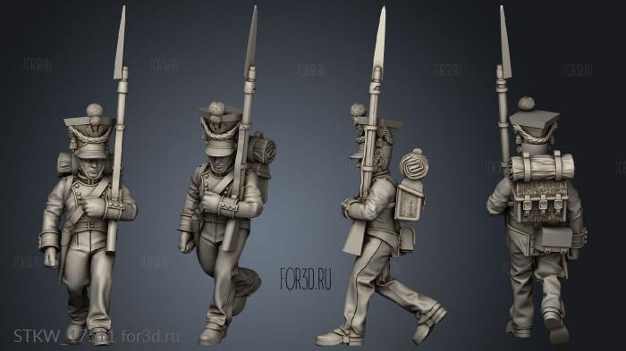 Fusiliers stl model for CNC