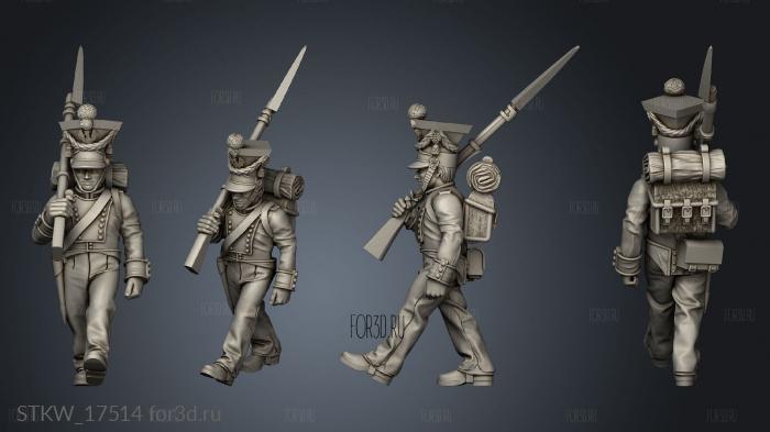Fusiliers stl model for CNC