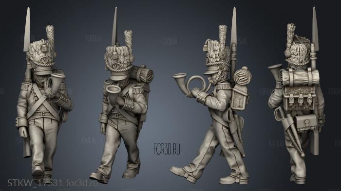 GRENADIERS Command Grnd Horn 3d stl модель для ЧПУ