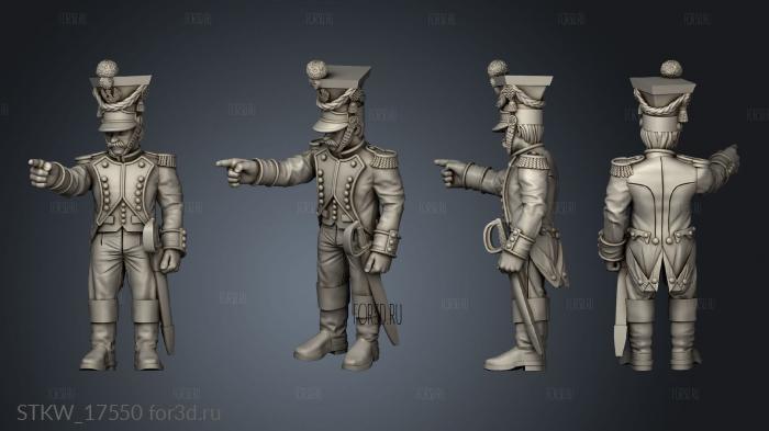 STRETCH GOALS Officer Pointing 3d stl модель для ЧПУ