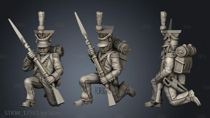 STRETCH GOALS Voltigeur Kneeling stl model for CNC