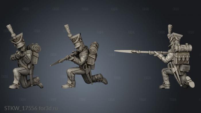 STRETCH GOALS Voltigeur Kneeling 3d stl модель для ЧПУ