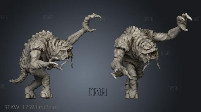 Rancor and Ahsoka 3d stl модель для ЧПУ