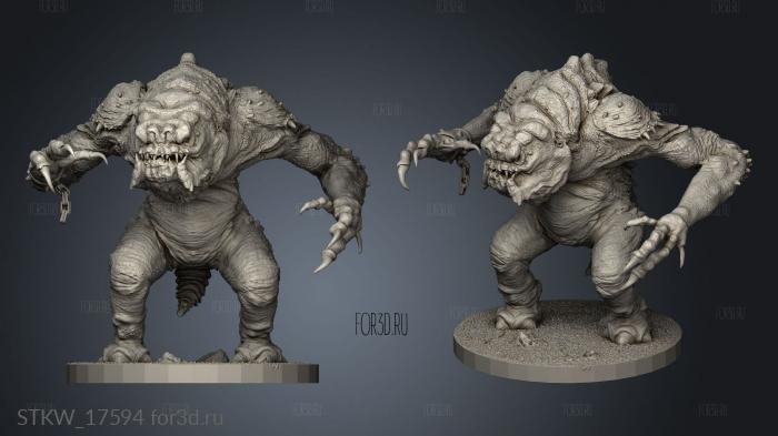 RANCOR bone stl model for CNC