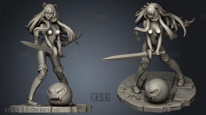 Raphtalia NSFW Back Hair 3d stl модель для ЧПУ