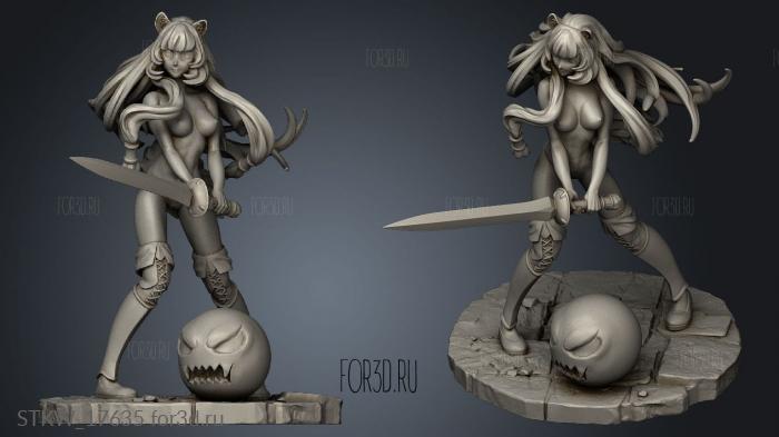 Raphtalia NSFW Ball 3d stl модель для ЧПУ