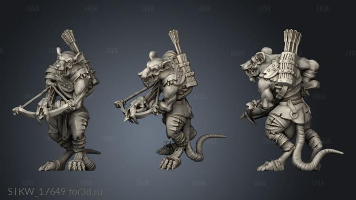 Rat Cross Down Ratman Crossbow 3d stl модель для ЧПУ