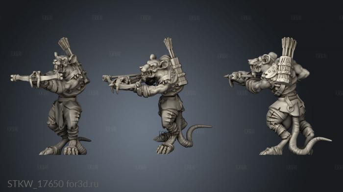 Rat Cross Raised Crossbow 3d stl модель для ЧПУ