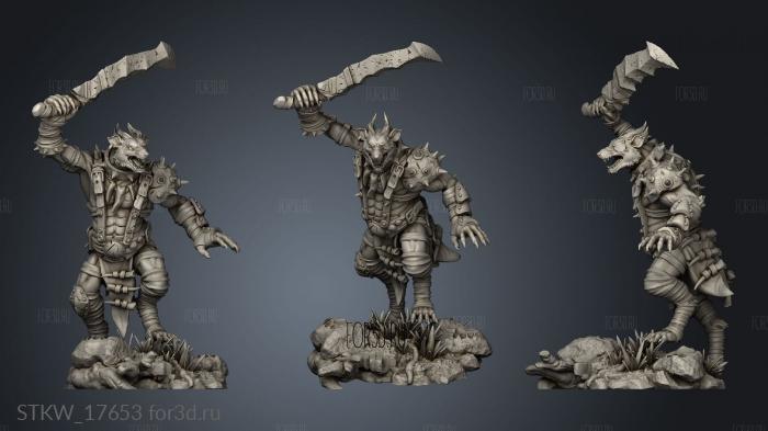 Rat Reaver stl model for CNC