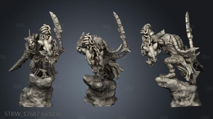 Ravenous Horde Unchained Ones CHIEFTAIN 3d stl модель для ЧПУ