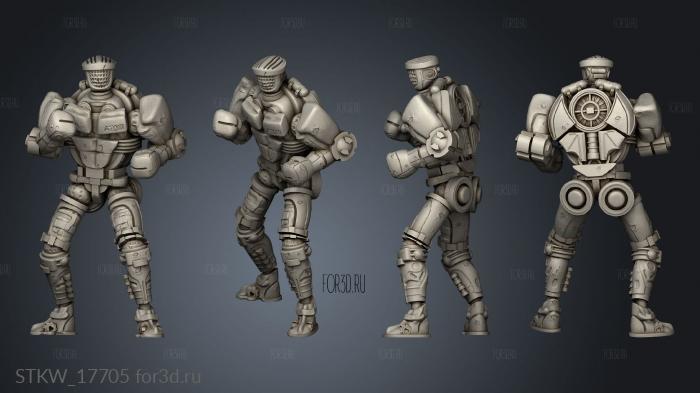 real Steel atom leg 3d stl модель для ЧПУ