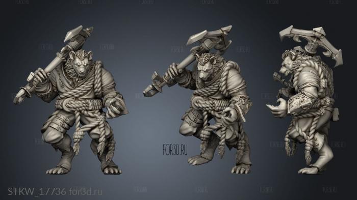 sea Brute Anchor Gnoll stl model for CNC