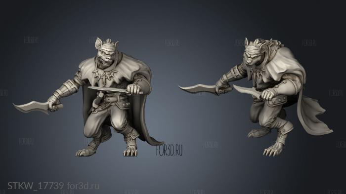 sea Gnoll stl model for CNC