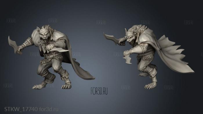 sea Gnoll stl model for CNC