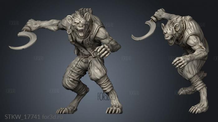 sea Gnoll stl model for CNC