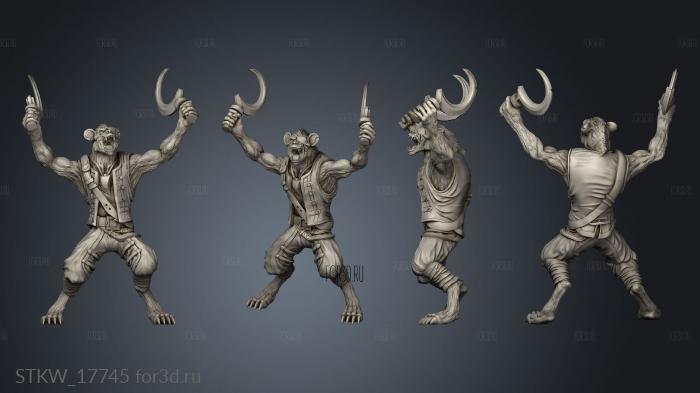 sea Gnoll stl model for CNC