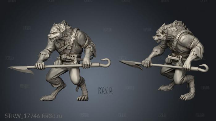 sea Gnoll stl model for CNC