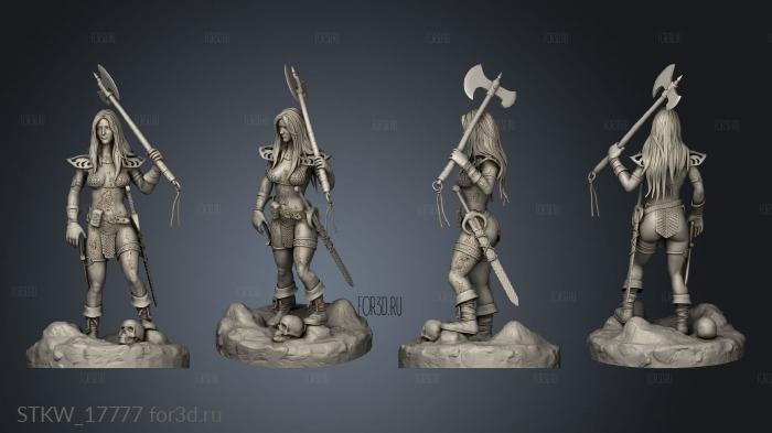 Red Sonja 3d stl модель для ЧПУ