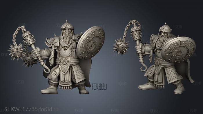 Dwarves Desert Bandit Dwarf stl model for CNC