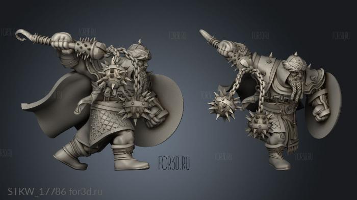 Dwarves Desert Bandit Dwarf stl model for CNC