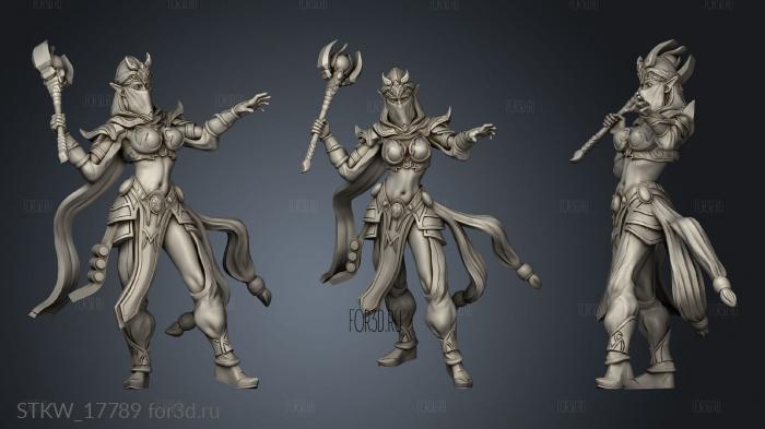 Elves Desert Bandit Elf stl model for CNC