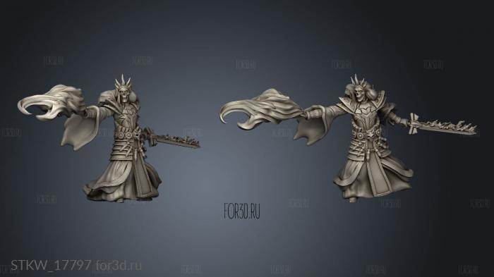 Ancient Lich Magic stl model for CNC