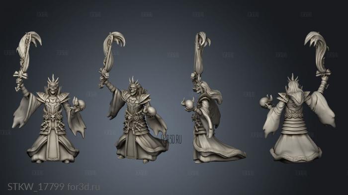 Ancient Lich Sword stl model for CNC