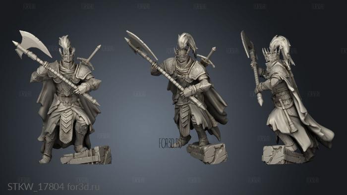 Death Knight Axe stl model for CNC