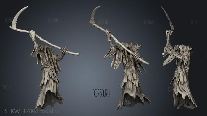 Death Scythe stl model for CNC