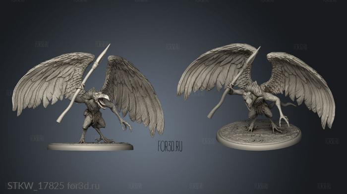 Vulture Demon Spear 3d stl модель для ЧПУ