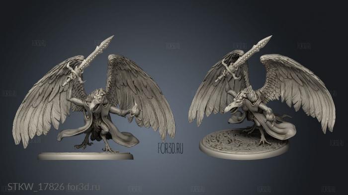 Vulture Demon Sword 3d stl модель для ЧПУ