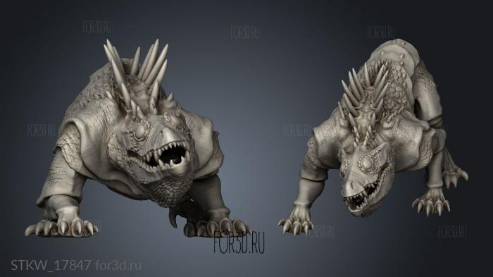 Reptile Dog Mastiff 3d stl модель для ЧПУ