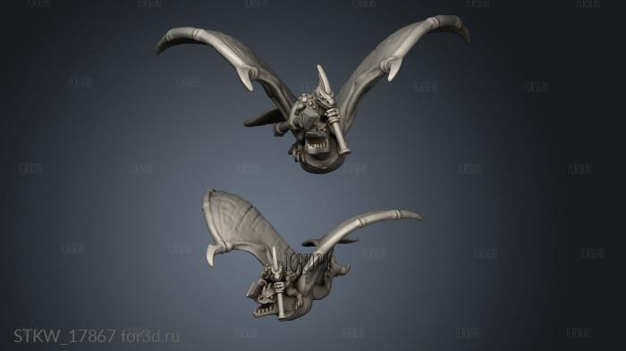 reptilian flier terrain 3d stl модель для ЧПУ