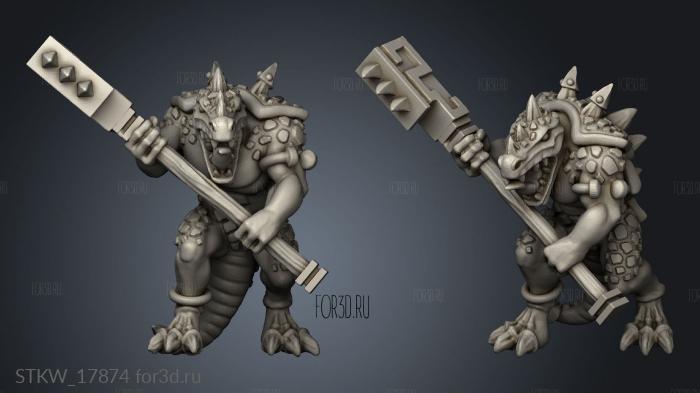 reptilian hulk 3d stl модель для ЧПУ