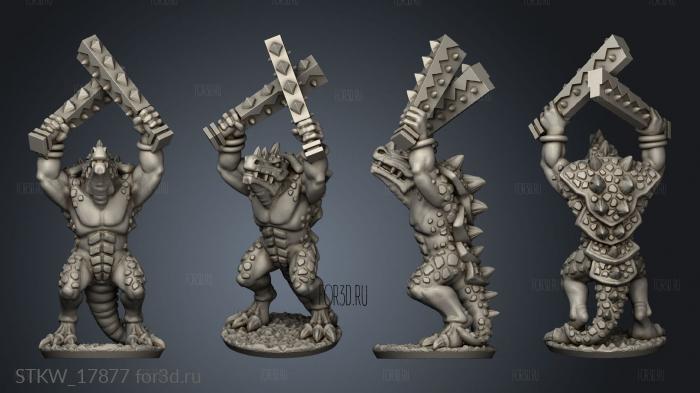 reptilian hulk 3d stl модель для ЧПУ