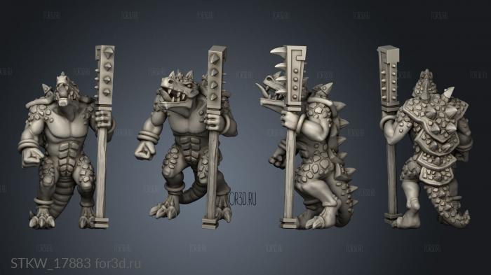 reptilian hulk 3d stl модель для ЧПУ